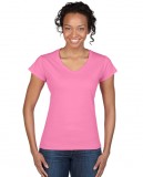 Koszulka Softstyle V-Neck Ladies GILDAN L64V00 - Gildan_L64V00_01 Azalea