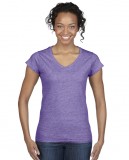 Koszulka Softstyle V-Neck Ladies GILDAN L64V00 - Gildan_L64V00_05 Heather purple