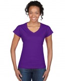 Koszulka Softstyle V-Neck Ladies GILDAN L64V00 - Gildan_L64V00_09 Purple