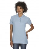 Koszulka Polo Premium Cotton Double Pique Ladies GILDAN L85800 - Gildan_L85800_05 Light blue