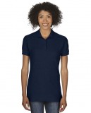 Koszulka Polo Premium Cotton Double Pique Ladies GILDAN L85800 - Gildan_L85800_07 Navy