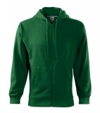 Bluza męska  A 410 Trendy Zipper 300 - 410_06 A Zieleń butelkowa