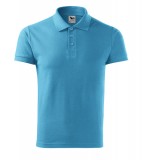 Koszulka Polo Męska A 212 Cotton  - 212_44_A Turkus