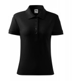  Koszulka Polo Damska  A 216 Cotton Heavy  - 216_01_A Czarny