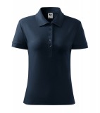 Koszulka Polo Damska A 213 Cotton  - 213_02_A Granatowy