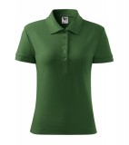 Koszulka Polo Damska A 213 Cotton  - 213_06_A Zieleń butelkowa