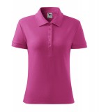 Koszulka Polo Damska A 213 Cotton  - 213_40_A Czerwień purpurowa