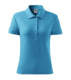 Koszulka Polo Damska A 213 Cotton  - 213_44_A Turkus