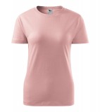 Koszulka Damska A 134 Basic  - 134_30_A Różowy