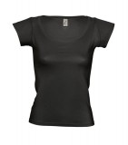 T-shirt Ladies S 11385 MELROSE 150 - 11385_black_S Black