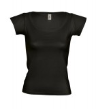 T-shirt Ladies S 11385 MELROSE 150 - 11385_deep_black_S Deep black